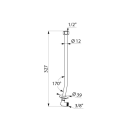 Delabie Spülrohr G1/2 TEMPOSTOP TEMPOSOFT 2 für...