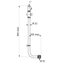 Delabie DrSp-Set TEMPOCHASSE WC 1 AP 7 Sek. mit Vorabsp....