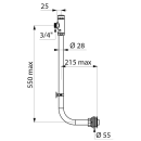 Delabie DrSp-Set TEMPOFLUX WC G3/4B AP EVers. 7 Sek....