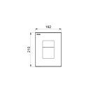 Delabie WC-Druckspüler TEMPOFLUX 3, G 3/4, UP, AB,...