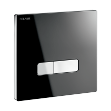 Delabie WC-DrSp. TEMPOFLUX 3, G3/4, UP, AB, Glas schw, 3l/6l, Set2/2