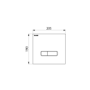 Delabie WC-DrSp. TEMPOFLUX 3, G3/4, UP, AB, Glas schw,...