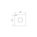Delabie WC-DrSp. TEMPOFLUX 3, G3/4, UP, AB,...