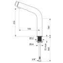 Delabie WT Selbstschluss-Mischbatterie TEMPOMIX 3 G3/8 7...