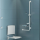 Delabie Brauseschlauch SILVER PVC verstärkt glatt 850mm