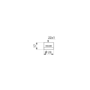 Delabie Strahlregler mit Durchflussregulierung M22x1, 2...