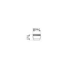 Delabie Düse BIOSAFE mit Ring M24x1 AG für 2620-Reihe
