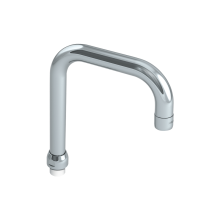 Delabie Auslaufrohr oben schwenkbar D 22, H.105 L.150, Mutter 3/4"