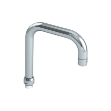 Delabie Auslaufrohr schwenkbar D22, Strahlformer BIOSAFE, H.100 L.150