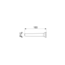Delabie Bedienhebel D12 L94mm für...