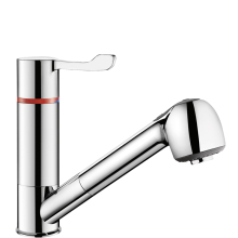 Delabie WT-Therm. SECURITHERM Schwenkausl. Auszugbr, Bedienheb. kurz