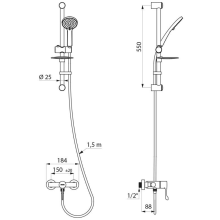 Delabie DU-Sys m. Br.-Therm. sequentiell H9630S, Standard-Anschlüsse
