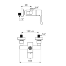Delabie Br.-Therm. SECURITHERM sequentiell Abgang oben,...