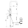 Delabie WT-Therm. SECURITH. med. Bereich, Schwenkauslauf H205 L150mm