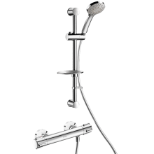 Delabie Duschsystem mit Brausethermostat H9739, STOP/CHECK-Anschl.