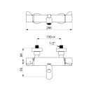 Delabie Wannen-Therm. SECURITHERM Securitouch,...