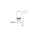 Delabie Oberteil komplett 1/2-Umdrehung TW + Griff,...