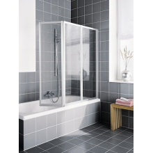 Kermi Vario 2000 Faltwand 3-flügelig über Badewanne 150 x 140 cm