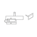 Handtuchhalter COMPAKT CHROM 330 x 100 mm