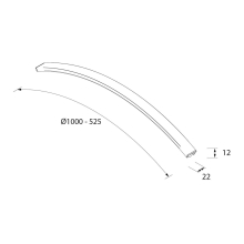 Leuchte CIRCUS 525 (5, 9 W - 4000ºK) IP44 525 mm