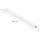Leuchte OPTIMUS 1000 CHROM GLÄNZEND, LED-Leuchte (15W - 5700ºK) IP 44 1000 x 25 x 25 mm