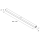 Leuchte OPTIMUS 800 CHROM GLÄNZEND, LED-Leuchte (15W-5700ºK) IP 44 800 x 25 x 25 mm