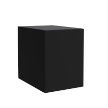 Schrankelement wandhängend ALLIANCE 300 1 Tür links/rechts mit Drucköffner BLACK VELVET 300 x 405 x 450 mm