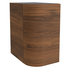 Schrankelement wandhängend ALLIANCE 300 links / rechts 1 geschwungene Tür zum Öffnen mit Pushsystem NUSSBAUM MAYA 300 x 540 x 450 mm