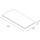 Arbeitsplatte aus SOLID SURFACE 800 x 12 x 460 mm