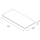 Arbeitsplatte bearbeitet MARMOR WEISS 900 x 12 x 460 mm