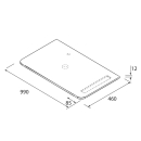 Waschtischplatten UNIIQ 990 für Waschschale optional...