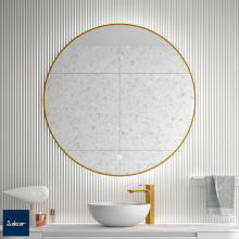 Spiegel GLOBE 1000 Rund Mit LED-Beleuchtung mit Sensor (15 W - 40000ºK.) IP44 NEUTRA Ø 1000 mm