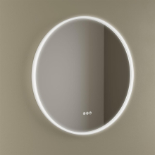 Spiegel KORI CURVE 800 Rund Mit LED-Beleuchtung mit Sensor (15+18-22 W - BILED ºK) IP44 Ø 800 mm