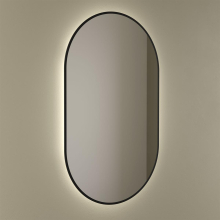 Spiegel OLIMPIA 920 Vertikal Mit LED-Beleuchtung (17 W - 40000ºK.) IP44 BLACK VELVET 920 x 520 x 30 mm