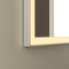 Spiegel MEMPHIS 1200 horizontal Mit LED-Beleuchtung mit Sensor (23+26-36 W - BILED ºK) IP44 1200 x 800 mm