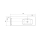 Waschtisch UNIIQ 990 rechts Wasserhahn optional, Handtuchhalter optional, ohne Siphon und Clickerabfluss SOLID SURFACE WEIß MATT 990 x 12 x 460 mm