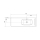 Waschtisch UNIIQ 990 rechts Wasserhahn optional, Handtuchhalter optional, ohne Siphon und Clickerabfluss SOLID SURFACE WEIß MATT 990 x 12 x 460 mm