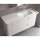 Waschtisch UNIIQ 990 schrankelement Wasserhahn optional, Handtuchhalter optional, ohne Siphon und Clickerabfluss SOLID SURFACE WEI&szlig; MATT 990 x 12 x 460 mm