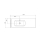 Waschtisch UNIIQ 1290 Wasserhahn optional, Handtuchhalter optional, ohne Siphon und Clickerabfluss SOLID SURFACE WEIß MATT 1290 x 12 x 460 mm