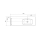 Waschtisch UNIIQ 1290 Wasserhahn optional, Handtuchhalter optional, ohne Siphon und Clickerabfluss SOLID SURFACE WEIß MATT 1290 x 12 x 460 mm