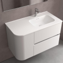 Waschbecken CONSTANZA 900I para coqueta curva, ohne...