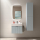 Schrank wandhängend BIBA 700 1 Metallschublade und versteckter Schublade BLUE FOG 697 x 405 x 450 mm