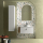 Schrank wandhängend BIBA 800 1 Metallschublade und versteckter Schublade WHITE COTTON 797 x 405 x 450 mm