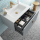 Schrank wandhängend BIBA 1000 1 Metallschublade und versteckter Schublade BLUE FOG 997 x 405 x 450 mm