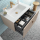 Schrank wandhängend BIBA 1000 1 Metallschublade und versteckter Schublade MACCHIATO 997 x 405 x 450 mm
