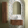 Schrank wandhängend BIBA 800 1 Metallschublade und versteckter Schublade NUSSBAUM MAYA 797 x 405 x 450 mm