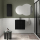 Badezimmermöbel BIBA 600 2 Metallschubladen mit Soft-Close BLACK VELVET 598 x 540 x 450 mm