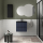 Badezimmermöbel BIBA 600 2 Metallschubladen mit Soft-Close NIGHT BLUE 598 x 540 x 450 mm