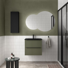 Badezimmermöbel BIBA 600 2 Metallschubladen mit Soft-Close GREEN FOREST 598 x 540 x 450 mm
