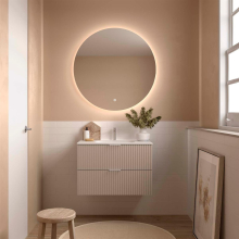 Badezimmermöbel BIBA 800 2 Metallschubladen mit Soft-Close MACCHIATO 798 x 540 x 450 mm